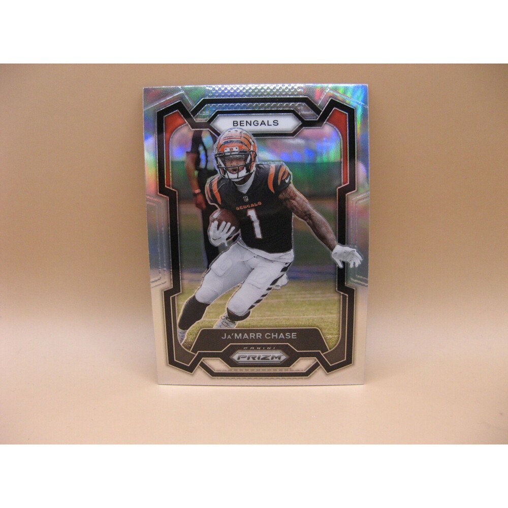 2023 Panini Prizm Ja'Marr Chase Silver Prizm #56 Cincinnati Bengals